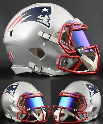 NEW ENGLAND PATRIOTS NFL Riddell SPEED Full Size Authentic Football Helmet • $399.99