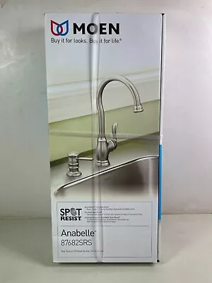 Moen Anabelle Bar Faucet Spot Resist Stainless Finish 87682SRS • $79.99