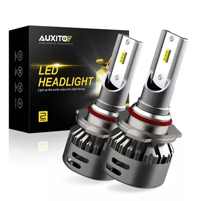 AUXITO HIR2 9012 LED Headlight Bulbs Hi Low Beam Super Bright 6500K Convention A • $20.99