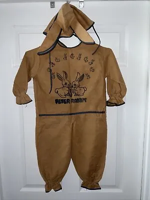 Rare Vintage Peter Rabbit Halloween Costume No Tags 31 Inches Long. • $15