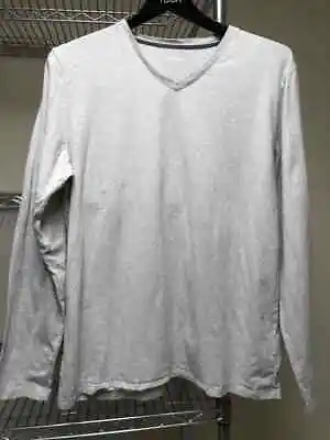 $9.97 • Buy Rough Dress Mens V-Neck Long Sleeve T-Shirt