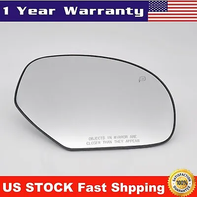 Mirror Glass Power Heated Right Passenger Side For 2007-2014 Cadillac Chevy GMC • $18.69
