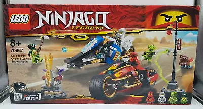 LEGO Ninjago Legacy 70667 - Kai's Blade Cycle & Zane's Snowmobile - NEW SEALED • $139.99