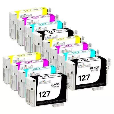 Epson T127 Ink Cartridges Replacement With Workforce WF-3520 WF-3530 WF3540 • $36.25