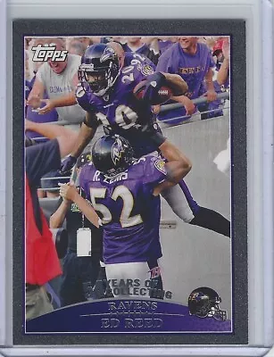 2009 Ed Reed Topps Football Black Parallel 12/54 Card # 140 !!! • $5.50