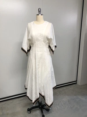 $300 • Buy Zimmerman White Linen Handkerchief Dress Size 3