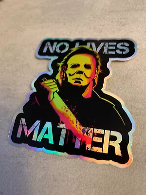 Michael Myers Halloween Decal Sticker 3” Waterproof Holographic Vinyl • $5