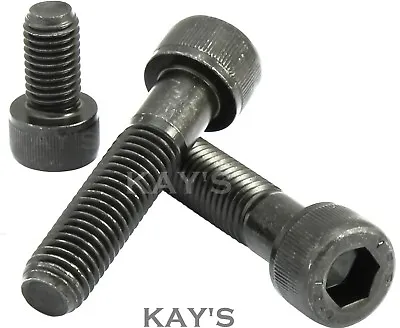 M4 4mm CAP HEAD ALLEN BOLTS HIGH TENSILE 12.9 SELF COLOUR BLACK SOCKET SCREWS • £2.87