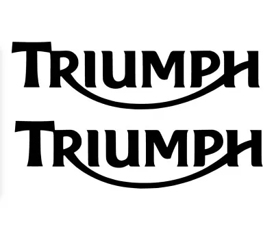 Tank Sticker Decals X 2 Compatible With Triumph  • £2.70