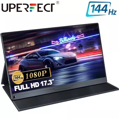 $229.49 • Buy UPERFECT 144Hz 17.3  Gaming Monitor FHD HDMI Computer Monitor USB C PC Monitor