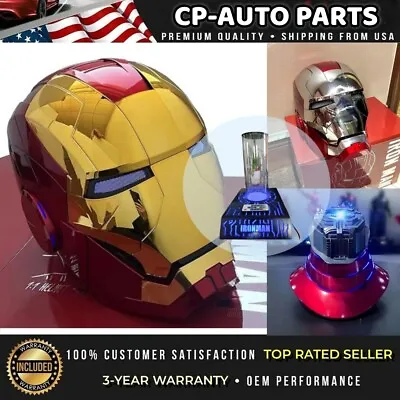 Autoking Iron Man MK5 Helmet 1:1/ Stand Voice-Controlled Wearable Cosplay Prop • $68.99