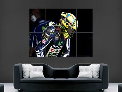 Valentino Rossi Poster Superbikes World Champion Helmet  Huge Large Wall Art • £18.75