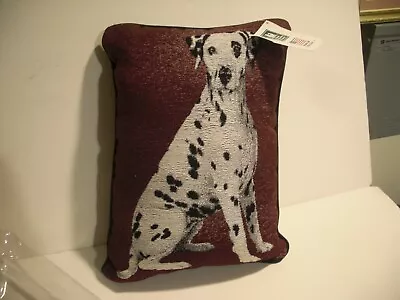 New W/Tag Manual Woodworkers & Weavers NC Woven Dalmatian Rectangle Throw Pillow • $13.95