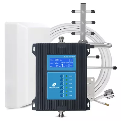 5G 4G LTE Cell Phone Signal Booster 7-Bands Mobile Band 71/30 Home Repeater Kit • $199.90