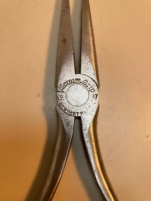 $34.53 • Buy Vintage VACUUM GRIP No97 8  Needle Nose Pliers. Pre Snap-On. Forged Steel.