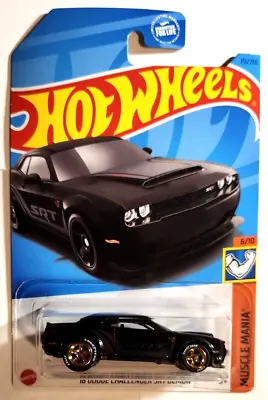 Hot Wheels 18 DODGE CHALLENGER SRT DEMON WITH REAL RIDERS SUPER CUSTOM! • $17.49