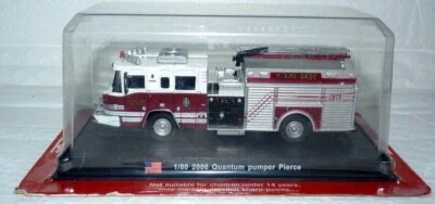 £6.75 • Buy Del Prado 2006 Pierce Quantum Pumper - Miami Dade USA 1/80 Scale