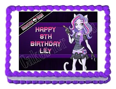 Monster High Catrine Demew Edible Party Cake Topper Cake Image Frosting Sheet • $9.95
