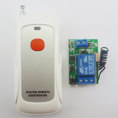 DC 5v Relay Wireless Remote Control RF Switch On/off Switch + Delay Time Timer  • $9.99