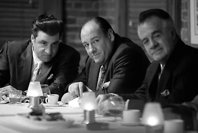 The Sopranos Gangsters Iconic Film Framed Canvas Wall Art Decor Large 20x30 Inch • £22