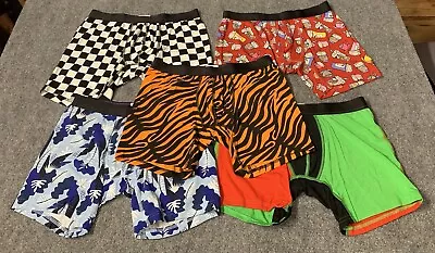 5× MeUndies Mens Medium Boxer Briefs Wholesale Mixed Multicolor Lot NWOT • $24.99