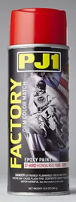 Pj1 Epoxy Spray Paint Fits Honda Cr 1988-1989 Red Factory Oem Color Match 12Oz • $22.99