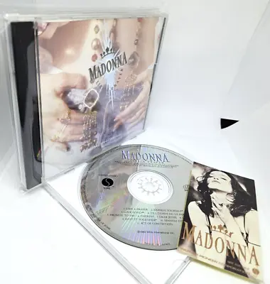 MADONNA Like A Prayer JAPAN 1st Press CD 22P2-2650 W/StickerPostcard 1989 F/S • $27.99