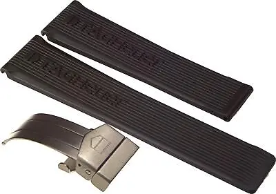 TAG Heuer Rubber Strap Black For F1 CAH10xx WAH10xx With Folding Clasp • £279