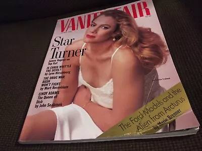 March 1990 Vanity Fair Magazine Star Turner • $9.99
