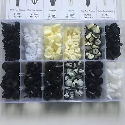 New 370X For Mitsubishi Trim Clip Retainer Panel Bumper Body Fastener Assortment • $25.55