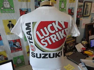 Vintage Lucky Strike Team Suzuki Back Print T Shirt S • $41.80