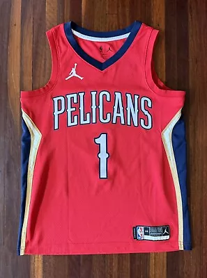 Zion Williamson Jordan Brand New Orleans Pelicans NBA Jersey Size M • $5.50