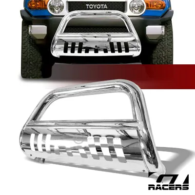 For 2007-2014 Toyota Fj Cruiser Stainless Chrome Bull Bar Bumper Grill Grille • $167