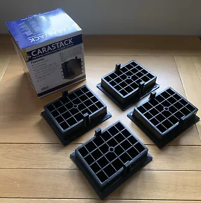 £12.95 • Buy 4 X Carastack Caravan Corner Steady Blocks For Use With Carafoot Jack Pad