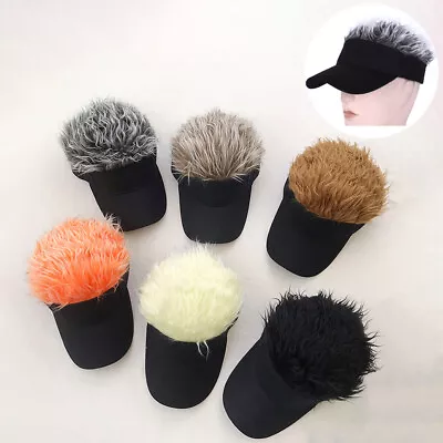 Universal Fashion Novelty Hair Visor Cap Adjustable Baseball Hat For Man&Women • $9.99