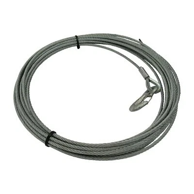 £15.45 • Buy Hand Winch Cable 5MM 15M (1200LB 1400LB Wire Rope Strap Pull 15 Metre)
