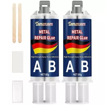 Metal Repair Glue 2 Pack Professional Grade Metal To Metal Glue Heavy Duty For • $17.85