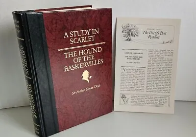 A Study In Scarlet & The Hound Of The Baskervilles Readers Digest Hardback 1990 • £4.50