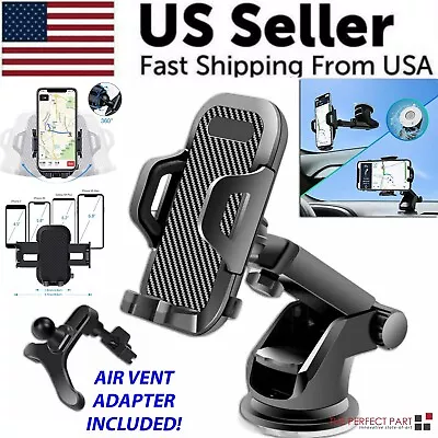 360° Universal Mount Holder Car Stand Windshield For Mobile Cell Phone GPS  • $7.89