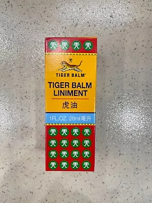 Tiger Balm Liniment Oil 1 OZ. Relief Muscles Aches &Pain Giddiness Insect Bite • $18.50