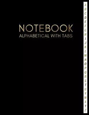 Notebook Alphabetical With Tabs Journal Organizer Notebook With Alphabet A-Z ... • $13.99