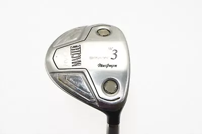 Macgregor Mactec Nvg2 Draw 15° 3 Fairway Wood Stiff Fujikura 1054362 Fair A22 • $27.99