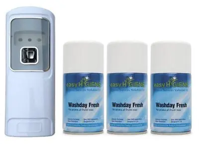 £22.99 • Buy EXEC LED Automatic Air Freshener Dispenser + 3 Washday Fresh Auto Wall Mounted