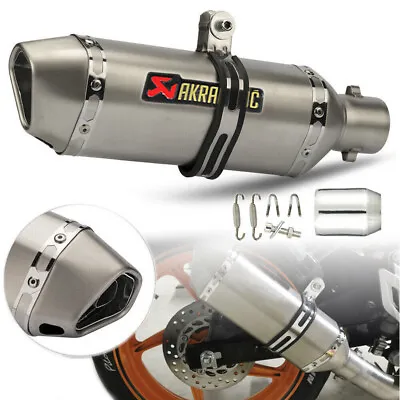 38mm-51mm Motorcycle Universal ATV Exhaust Muffler Tail Pipe DB Killer Silencer • $49.98