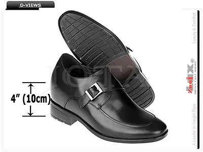 4  Height Increasing Elevator Shoes Leather Hidden High Heel Men Dress GKD82-83 • $149