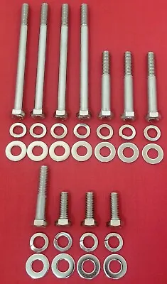 Sbm Mopar Water Pump Timing Cover Bolts Kit 273 318 340 360 Stainless Steel Hex • $19.95
