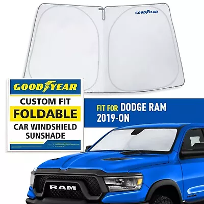 Sun Protector Cover Car Truck Auto Windshield Sun Shade For Dodge Ram 1500 19-24 • $34.64