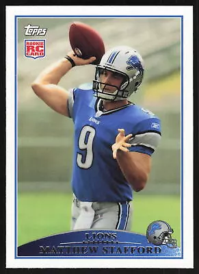 2012 Topps #430 Matthew Stafford Rookie Reprint Detroit Lions • $1.99