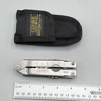 Gerber Vintage Blunt-Nose Multi-Plier With Sheath- Silver • $38.50