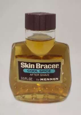 Vtg Skin Bracer By Mennen  ~ Cool Spice ~ Aftershave! 3.5 Oz NOS! • $22